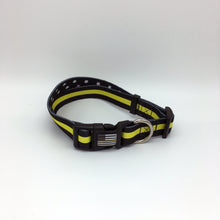 Load image into Gallery viewer, Classic Thin Gold Line First Responder and Military Themed Dog Cat Pet Collars
