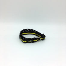 Load image into Gallery viewer, Classic Thin Gold Line First Responder and Military Themed Dog Cat Pet Collars
