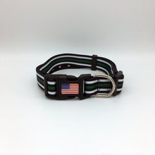 Load image into Gallery viewer, Thin Green Line Border Patrol Sheriff CBP Army Marines First Responder and Military Themed Dog Cat Pet Collars
