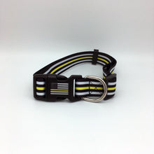 Load image into Gallery viewer, Thin Gold Line First Responder and Military Themed Dog Cat Pet Collars
