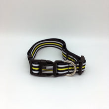 Load image into Gallery viewer, Thin Gold Line First Responder and Military Themed Dog Cat Pet Collars
