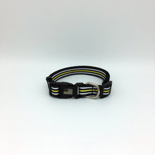 Load image into Gallery viewer, Thin Gold Line First Responder and Military Themed Dog Cat Pet Collars
