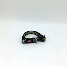 Load image into Gallery viewer, Thin Gold Line First Responder and Military Themed Dog Cat Pet Collars
