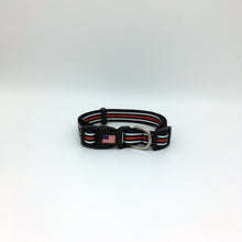 Load image into Gallery viewer, Thin Red Line Fireman EMT Paramedic First Responder and Military Themed Dog Cat Pet Collars
