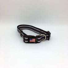 Load image into Gallery viewer, Thin Gray Silver Line Correctional Officer Corrections First Responder and Military Themed Dog Cat Pet Collars
